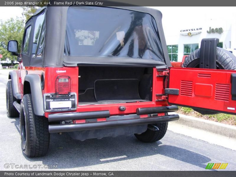 Flame Red / Dark Slate Gray 2006 Jeep Wrangler X 4x4