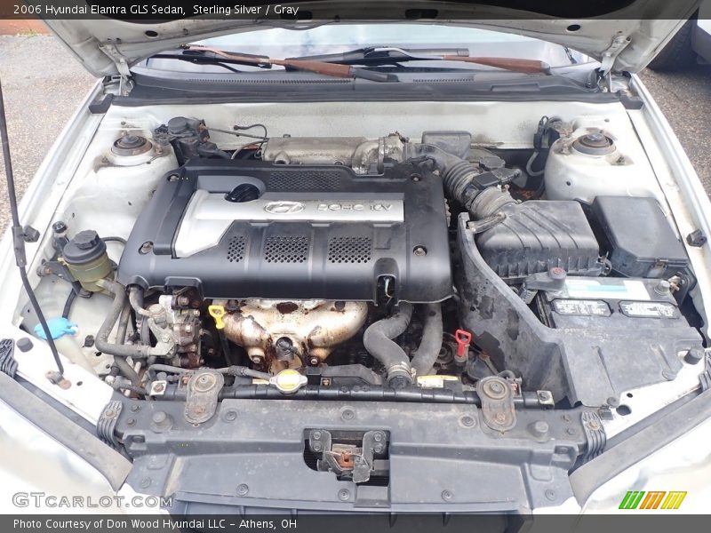 Sterling Silver / Gray 2006 Hyundai Elantra GLS Sedan