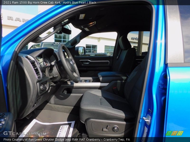 Hydro Blue Pearl / Black 2021 Ram 1500 Big Horn Crew Cab 4x4