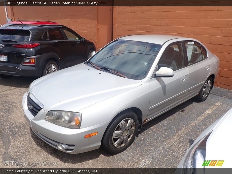 Sterling Silver / Gray 2006 Hyundai Elantra GLS Sedan