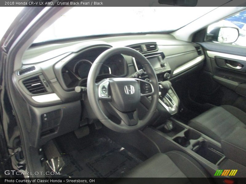 Crystal Black Pearl / Black 2018 Honda CR-V LX AWD