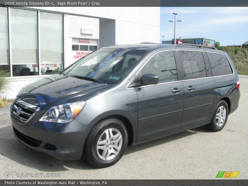 Sage Brush Pearl / Gray 2006 Honda Odyssey EX-L