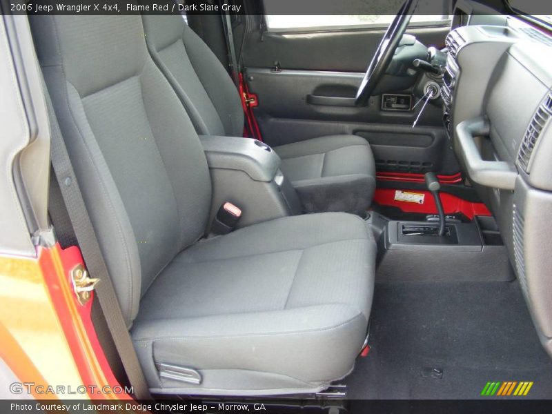Flame Red / Dark Slate Gray 2006 Jeep Wrangler X 4x4