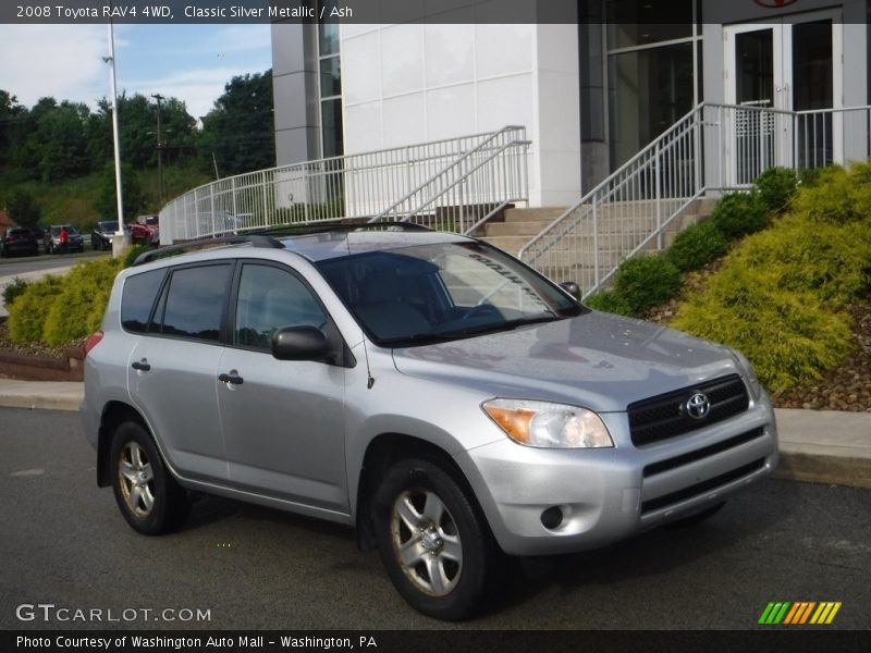 Classic Silver Metallic / Ash 2008 Toyota RAV4 4WD