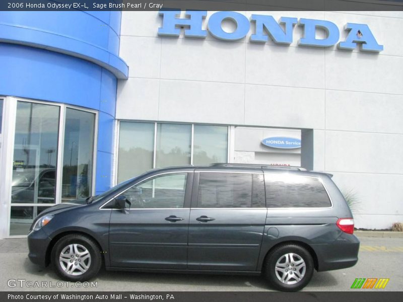 Sage Brush Pearl / Gray 2006 Honda Odyssey EX-L