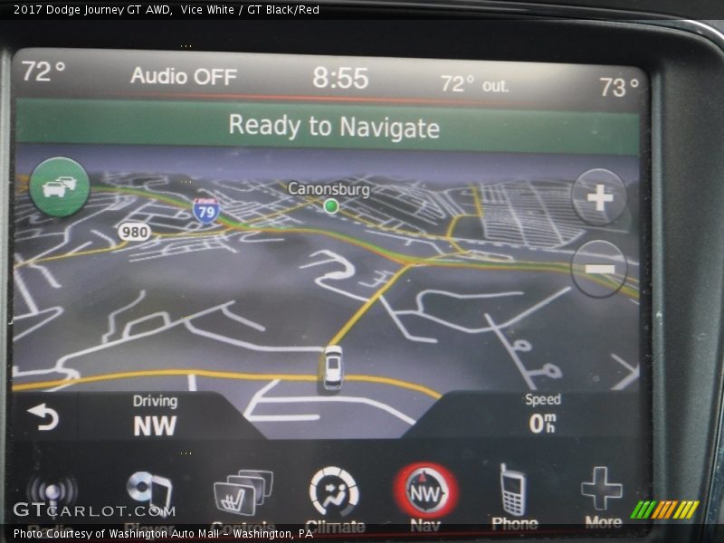 Navigation of 2017 Journey GT AWD