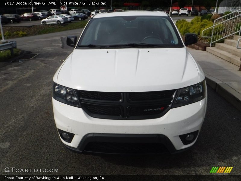 Vice White / GT Black/Red 2017 Dodge Journey GT AWD