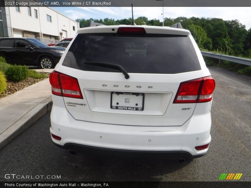Vice White / GT Black/Red 2017 Dodge Journey GT AWD