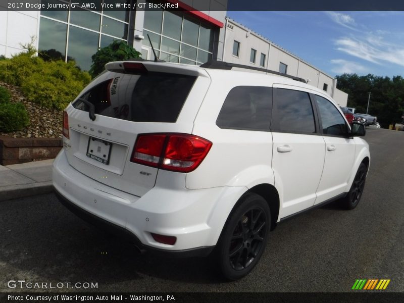 Vice White / GT Black/Red 2017 Dodge Journey GT AWD
