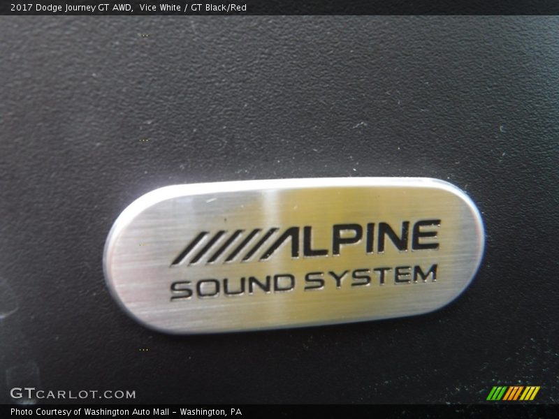 Vice White / GT Black/Red 2017 Dodge Journey GT AWD