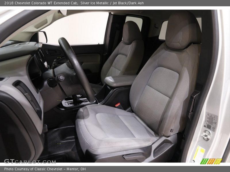 Silver Ice Metallic / Jet Black/Dark Ash 2018 Chevrolet Colorado WT Extended Cab