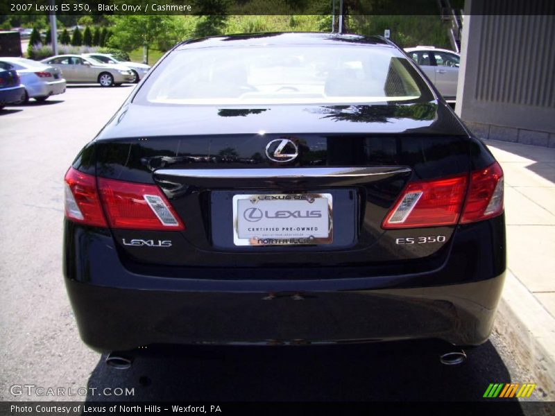 Black Onyx / Cashmere 2007 Lexus ES 350
