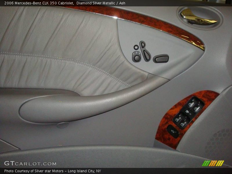 Diamond Silver Metallic / Ash 2006 Mercedes-Benz CLK 350 Cabriolet