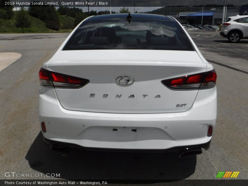 Quartz White Pearl / Black 2019 Hyundai Sonata Limited