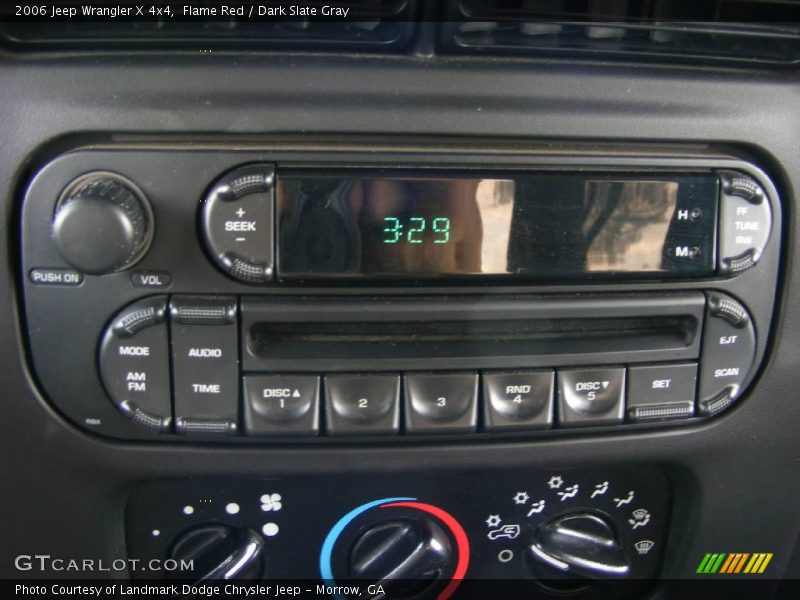 Flame Red / Dark Slate Gray 2006 Jeep Wrangler X 4x4