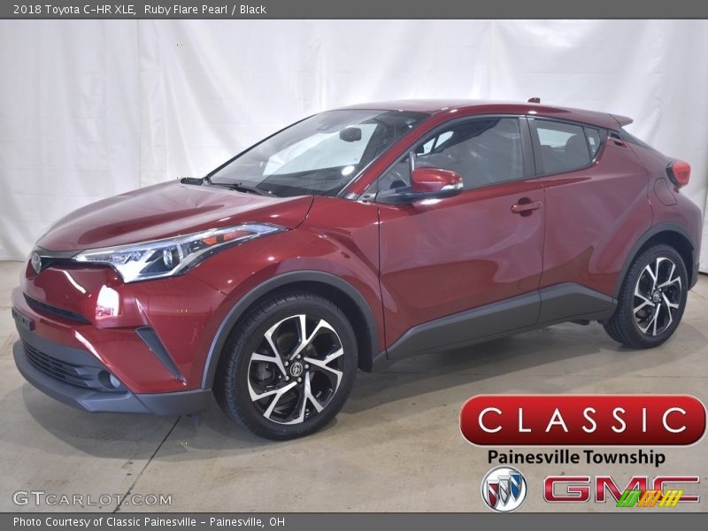 Ruby Flare Pearl / Black 2018 Toyota C-HR XLE