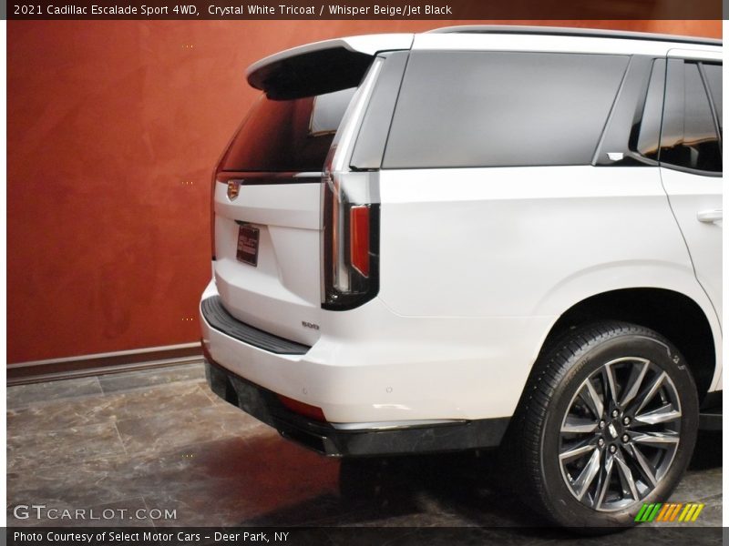 Crystal White Tricoat / Whisper Beige/Jet Black 2021 Cadillac Escalade Sport 4WD