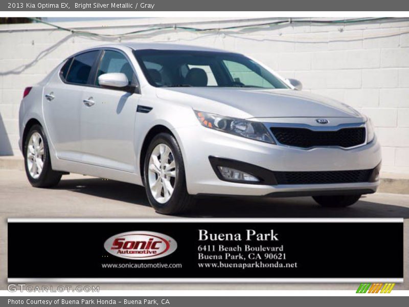 Bright Silver Metallic / Gray 2013 Kia Optima EX