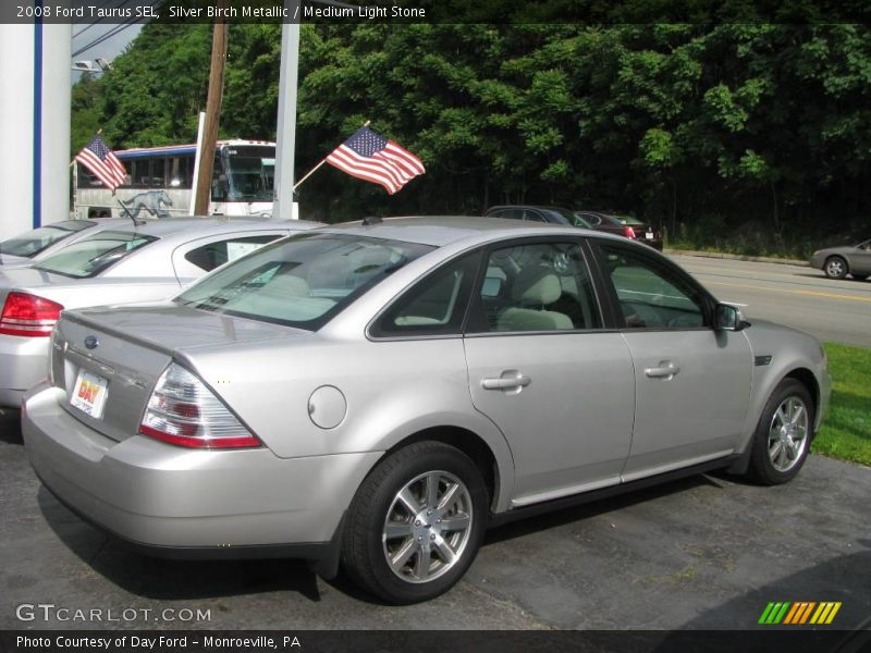 Silver Birch Metallic / Medium Light Stone 2008 Ford Taurus SEL