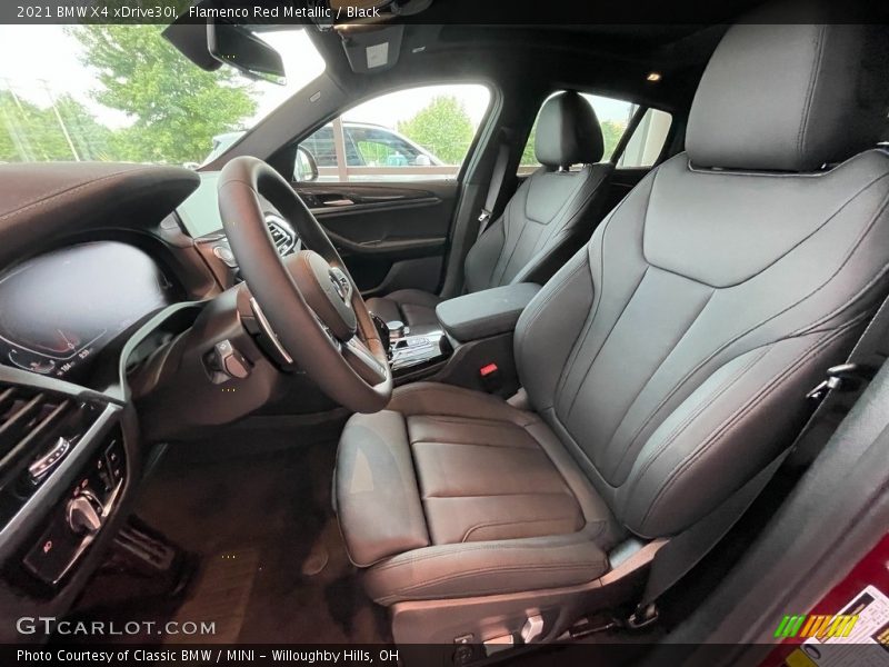 Front Seat of 2021 X4 xDrive30i