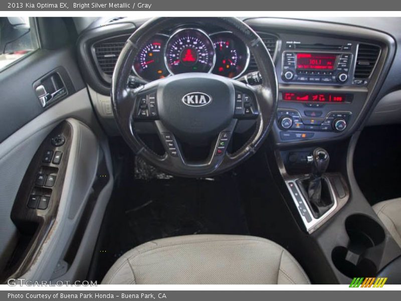 Bright Silver Metallic / Gray 2013 Kia Optima EX