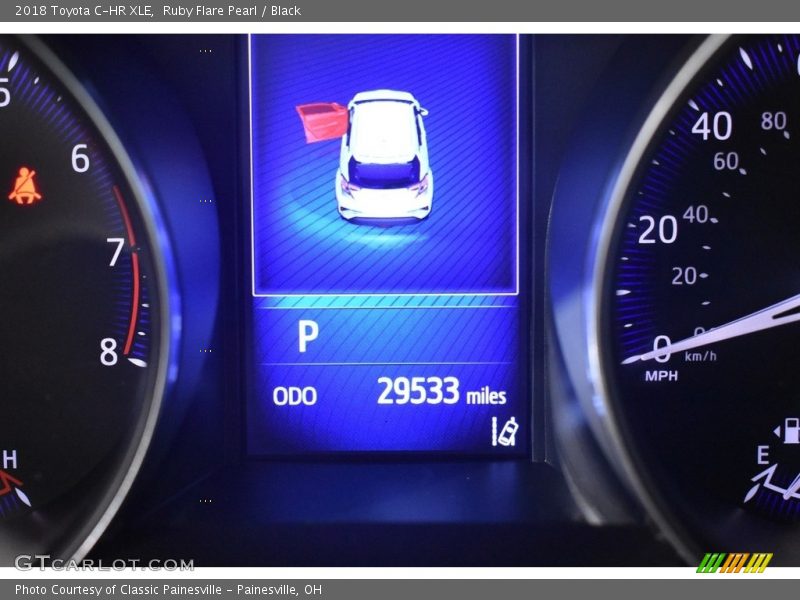 Ruby Flare Pearl / Black 2018 Toyota C-HR XLE