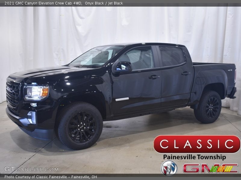 Onyx Black / Jet Black 2021 GMC Canyon Elevation Crew Cab 4WD