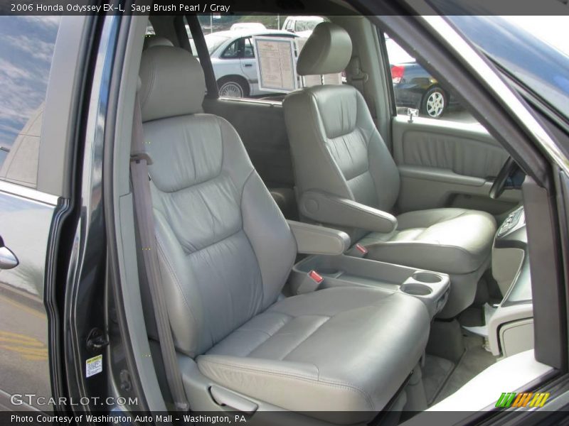 Sage Brush Pearl / Gray 2006 Honda Odyssey EX-L