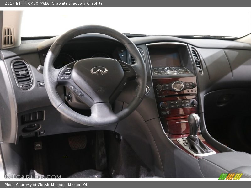 Dashboard of 2017 QX50 AWD