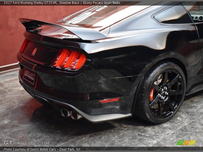 Shadow Black / Ebony Recaro Sport Seats 2017 Ford Mustang Shelby GT350R