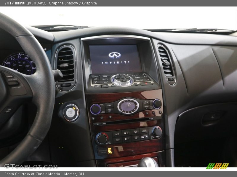 Controls of 2017 QX50 AWD