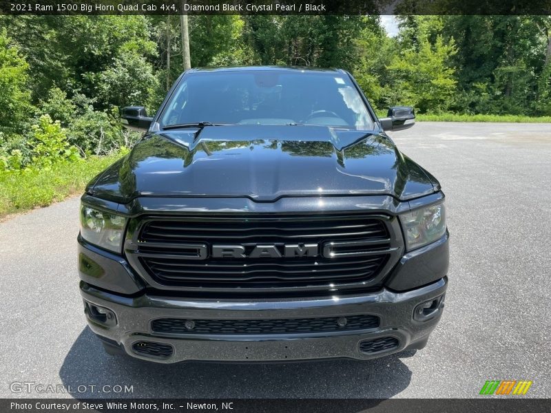 Diamond Black Crystal Pearl / Black 2021 Ram 1500 Big Horn Quad Cab 4x4