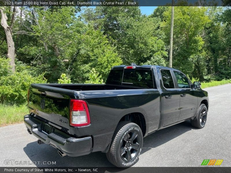 Diamond Black Crystal Pearl / Black 2021 Ram 1500 Big Horn Quad Cab 4x4