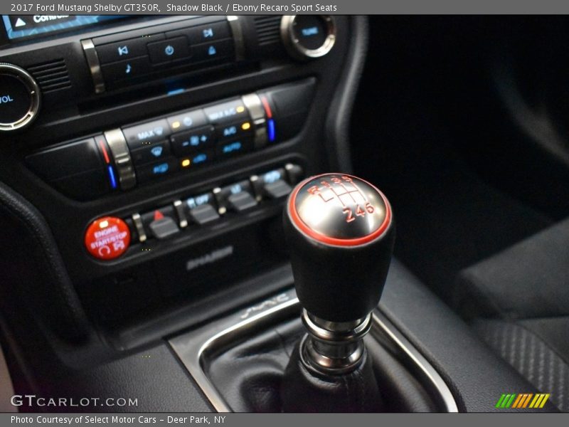  2017 Mustang Shelby GT350R 6 Speed Manual Shifter
