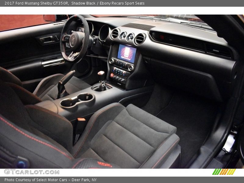 Front Seat of 2017 Mustang Shelby GT350R
