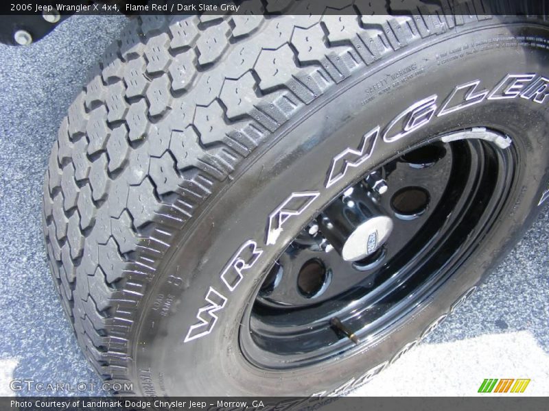 Flame Red / Dark Slate Gray 2006 Jeep Wrangler X 4x4