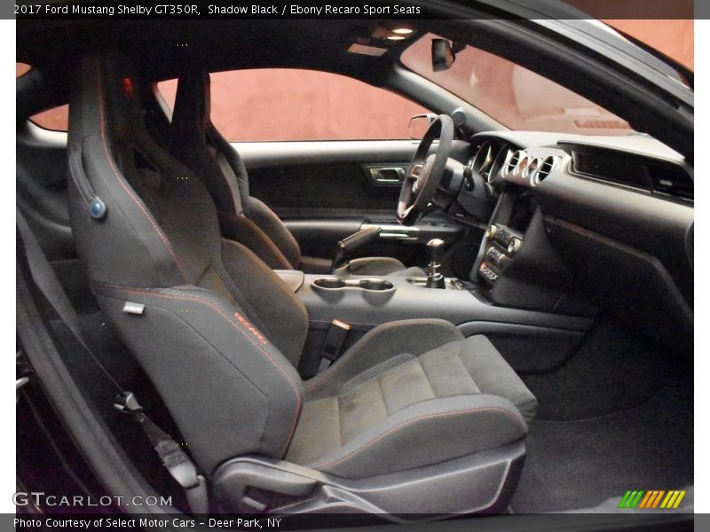 Front Seat of 2017 Mustang Shelby GT350R