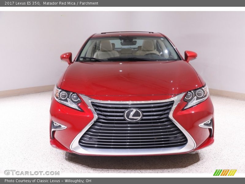 Matador Red Mica / Parchment 2017 Lexus ES 350