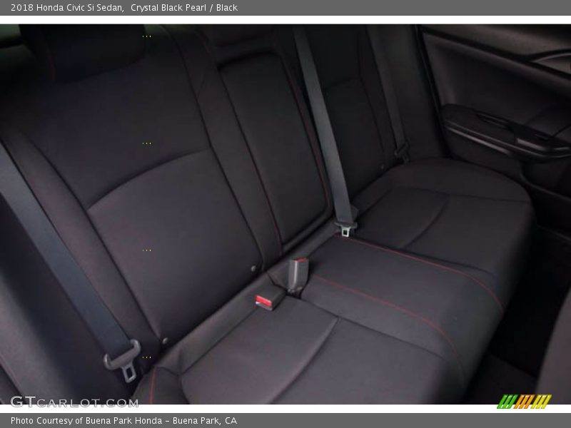 Crystal Black Pearl / Black 2018 Honda Civic Si Sedan