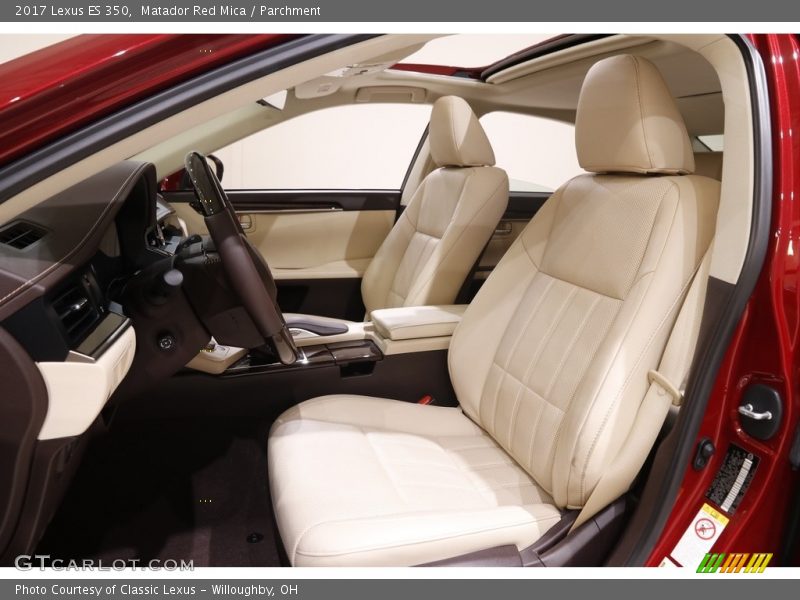 Matador Red Mica / Parchment 2017 Lexus ES 350