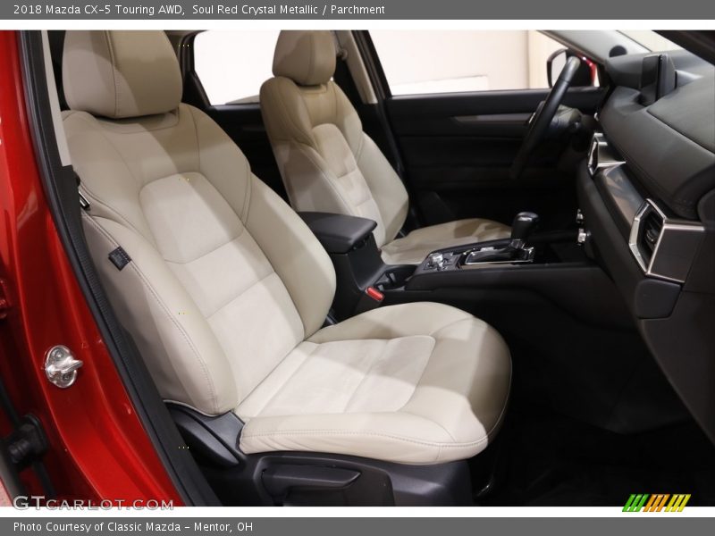 Soul Red Crystal Metallic / Parchment 2018 Mazda CX-5 Touring AWD
