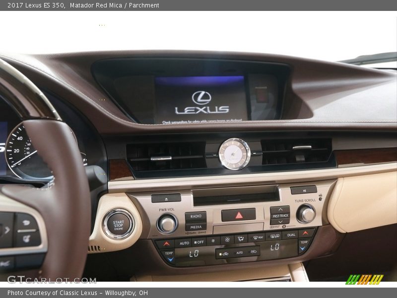 Matador Red Mica / Parchment 2017 Lexus ES 350