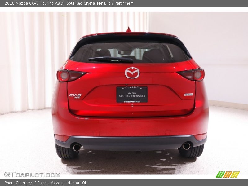 Soul Red Crystal Metallic / Parchment 2018 Mazda CX-5 Touring AWD