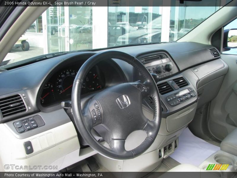 Sage Brush Pearl / Gray 2006 Honda Odyssey EX-L