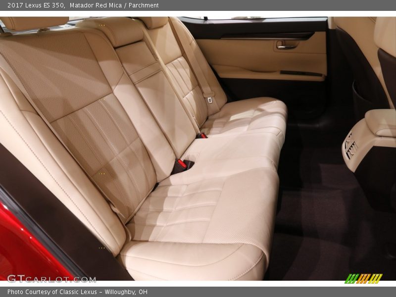 Matador Red Mica / Parchment 2017 Lexus ES 350