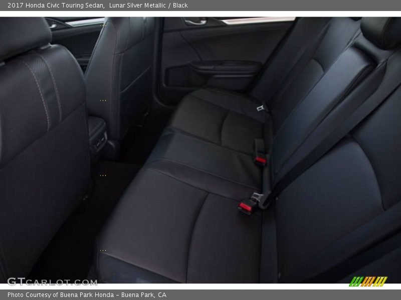 Lunar Silver Metallic / Black 2017 Honda Civic Touring Sedan