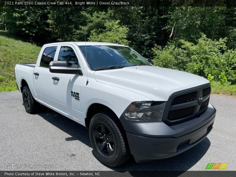 Bright White / Diesel Gray/Black 2021 Ram 1500 Classic Crew Cab 4x4