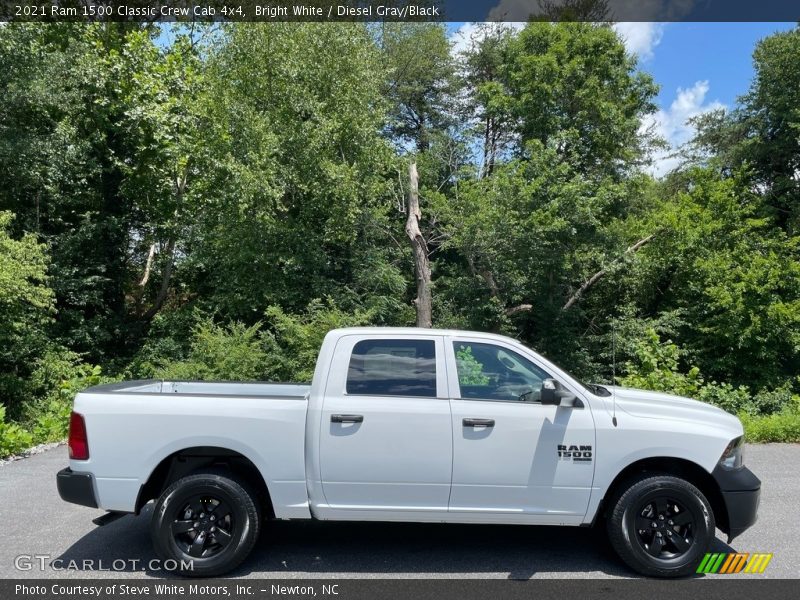 Bright White / Diesel Gray/Black 2021 Ram 1500 Classic Crew Cab 4x4