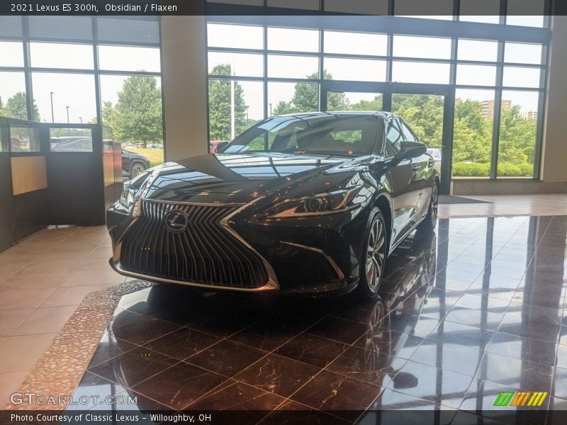 Obsidian / Flaxen 2021 Lexus ES 300h