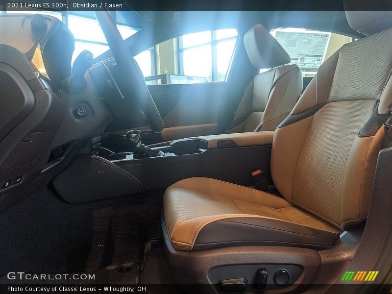 Obsidian / Flaxen 2021 Lexus ES 300h